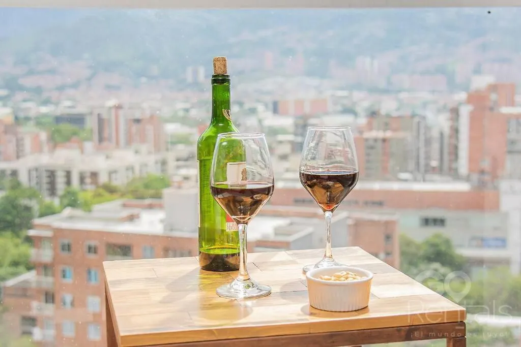 Apartament Mountain And City Views Loft Ultra-Fast Internet Medellín